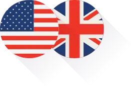 پرچم انگلیس و امریکا